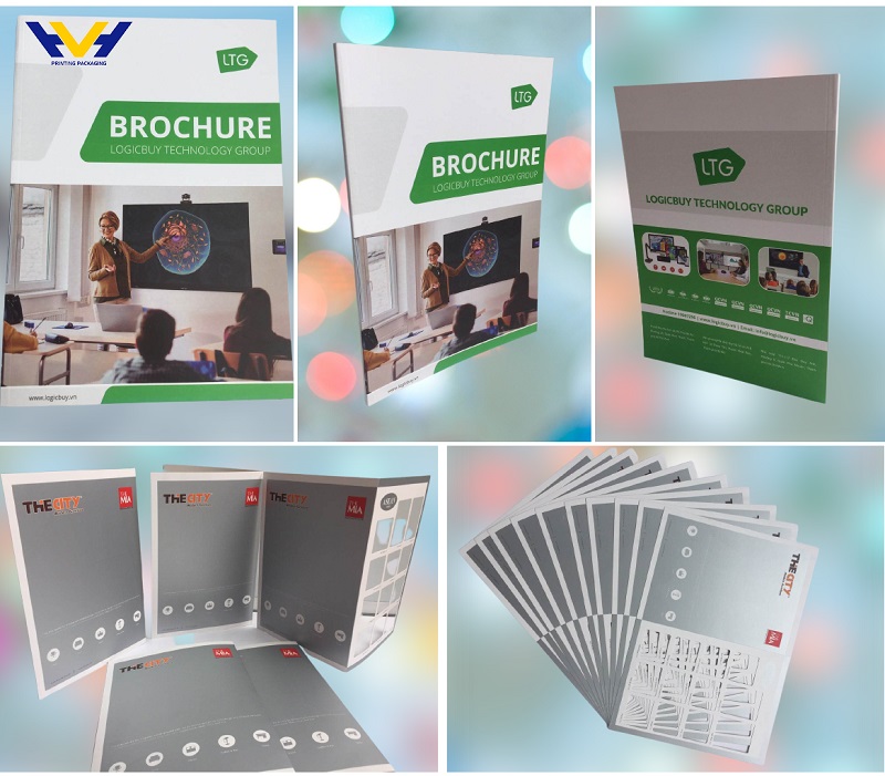 Mẫu thiết kế brochure đẹp của công ty GOLDEN BOX