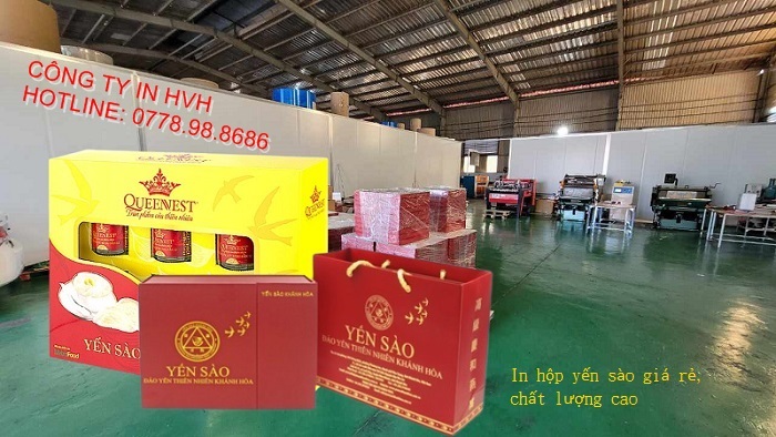 in hộp yến sào - Công ty in GOLDEN BOX