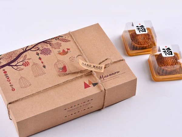 Hộp bánh trung thu làm từ giấy Kraft