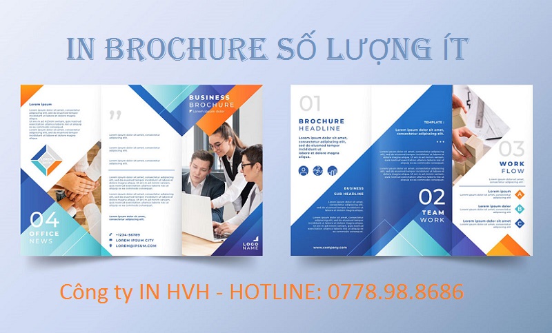 In Brochure số lượng ít – In Nhanh, Đẹp & Chất tại TPHCM