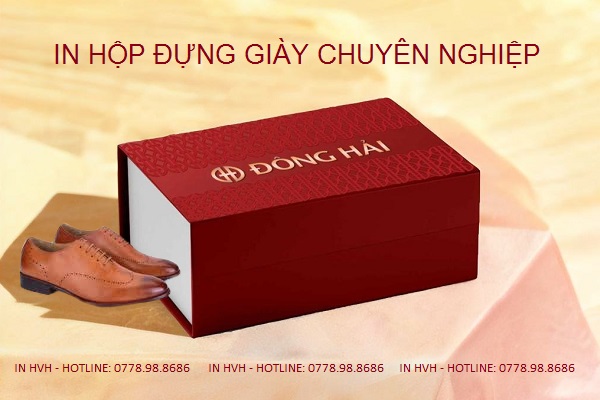 In hộp đựng giày đẹp, chuyên nghiệp 