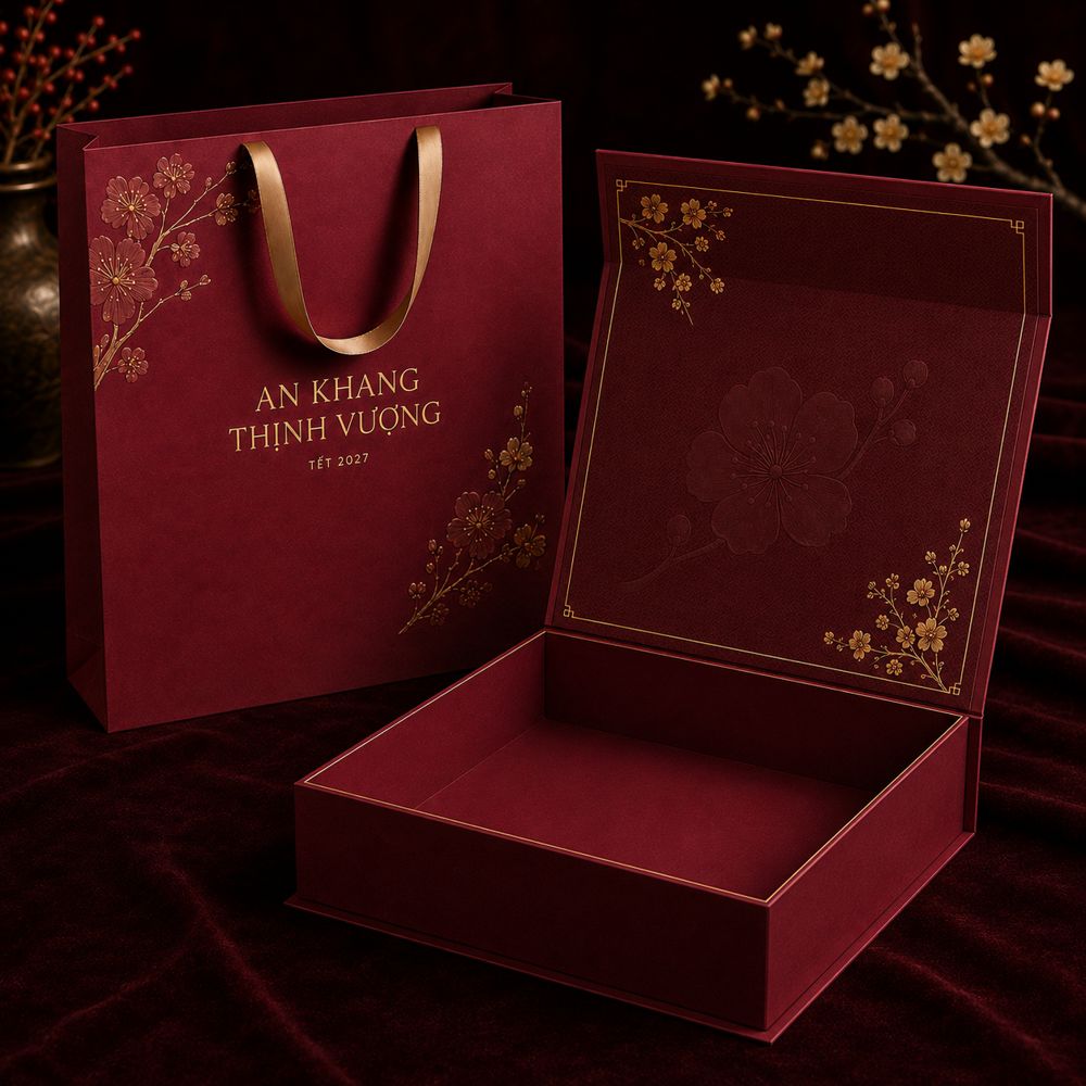 An Khang Thịnh Vượng đỏ đô mở hộp