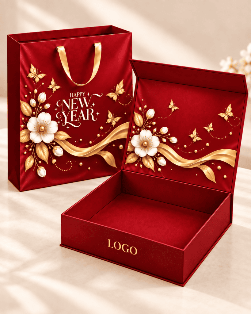 Happy New Year Đỏ – góc khác